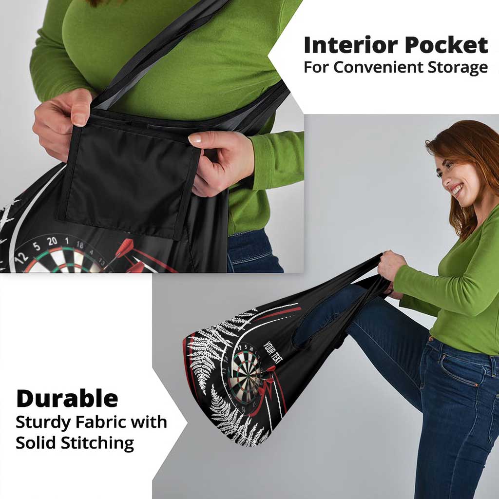 New Zealand Darts Personalised Grocery Bag Silver Fern Dynamic