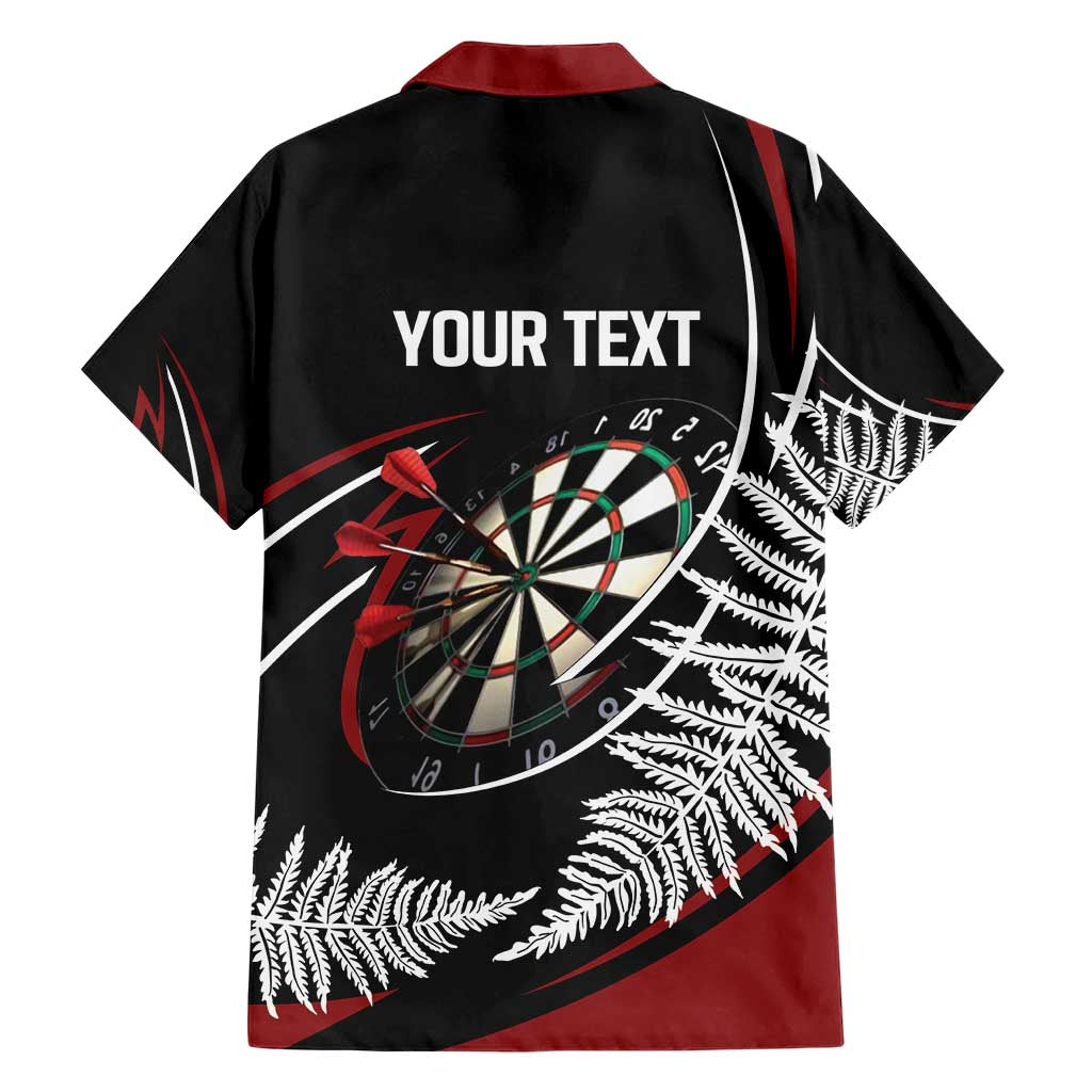 New Zealand Darts Personalised Hawaiian Shirt Silver Fern Dynamic LT7 - Polynesian Pride