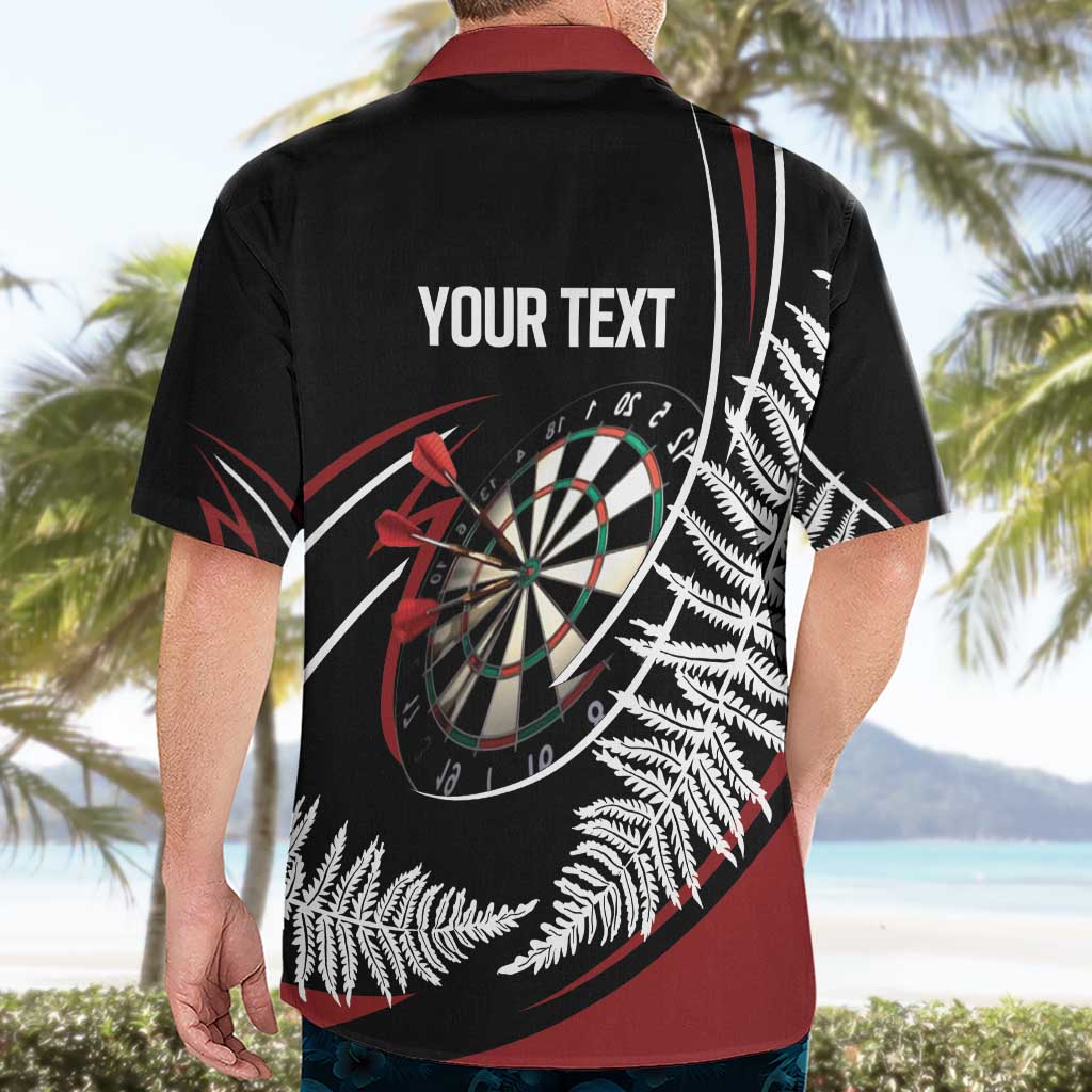 New Zealand Darts Personalised Hawaiian Shirt Silver Fern Dynamic LT7 - Polynesian Pride