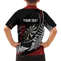 New Zealand Darts Personalised Hawaiian Shirt Silver Fern Dynamic LT7 - Polynesian Pride