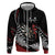 New Zealand Darts Personalised Hoodie Silver Fern Dynamic
