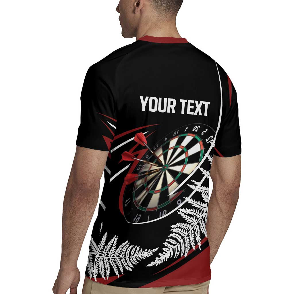 New Zealand Darts Personalised Rugby Jersey Silver Fern Dynamic