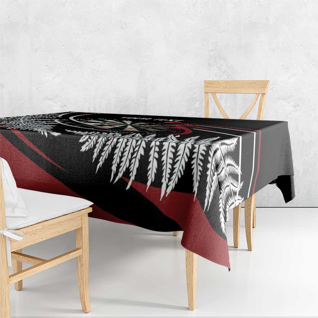 New Zealand Darts Personalised Tablecloth Silver Fern Dynamic