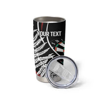 New Zealand Darts Personalised Tumbler Cup Silver Fern Dynamic