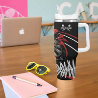 New Zealand Darts Personalised Tumbler With Handle Silver Fern Dynamic