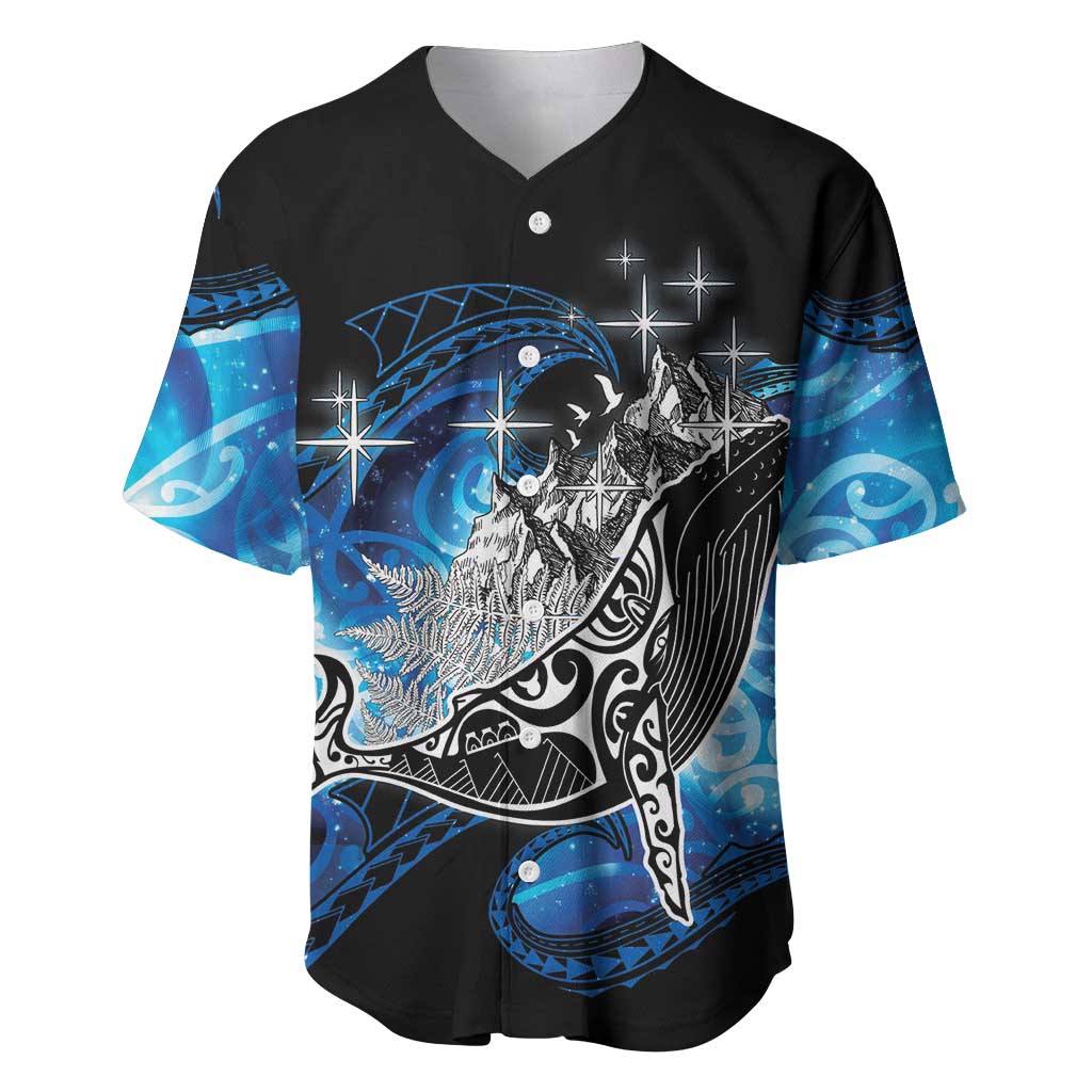 Maori Matariki Te Araroa Paikea Starry Baseball Jersey Tangaroa Whakatauki