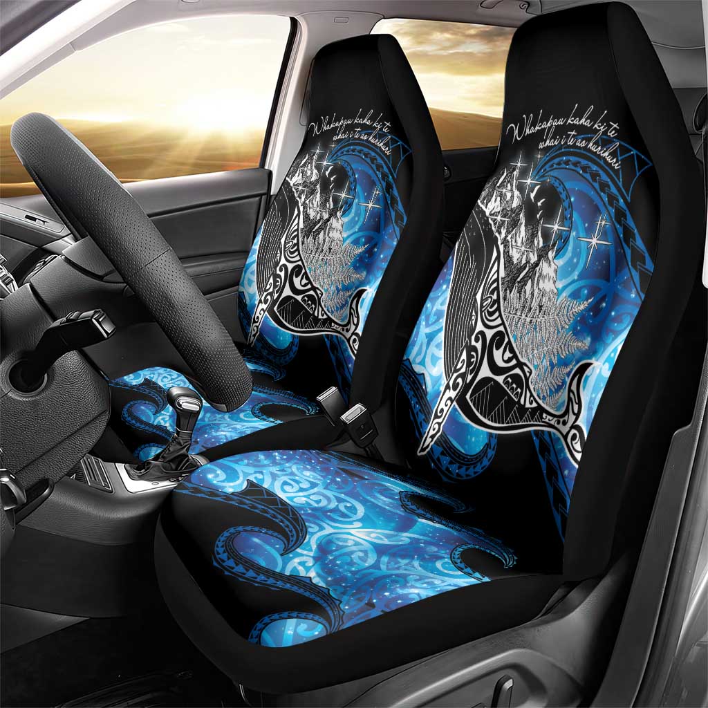 Maori Matariki Te Araroa Paikea Starry Car Seat Cover Tangaroa Whakatauki LT7 - Polynesian Pride