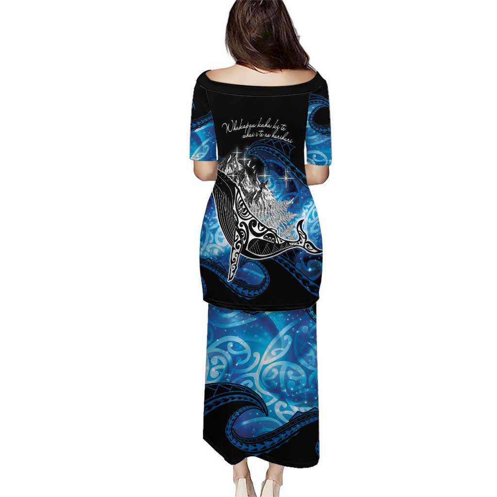 Maori Matariki Te Araroa Paikea Starry Family Matching Puletasi and Hawaiian Shirt Tangaroa Whakatauki LT7 - Polynesian Pride