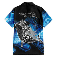 Maori Matariki Te Araroa Paikea Starry Family Matching Short Sleeve Bodycon Dress and Hawaiian Shirt Tangaroa Whakatauki LT7 - Polynesian Pride