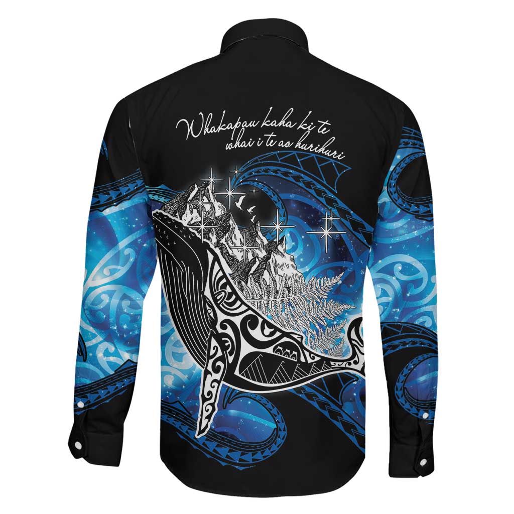 Maori Matariki Te Araroa Paikea Starry Family Matching Short Sleeve Bodycon Dress and Hawaiian Shirt Tangaroa Whakatauki LT7 - Polynesian Pride