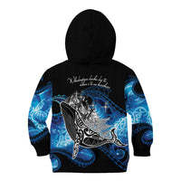 Maori Matariki Te Araroa Paikea Starry Kid Hoodie Tangaroa Whakatauki LT7 - Polynesian Pride