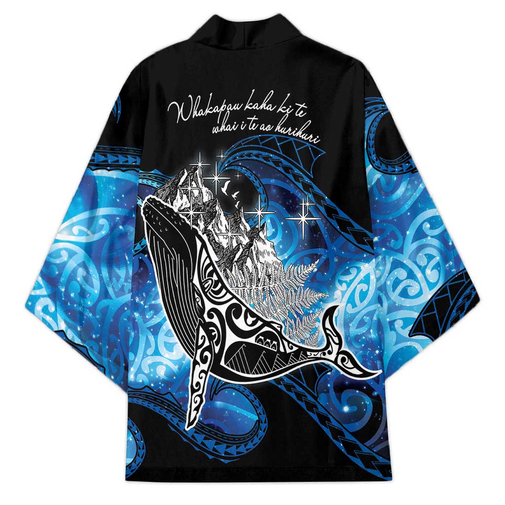 Maori Matariki Te Araroa Paikea Starry Kimono Tangaroa Whakatauki LT7 - Polynesian Pride