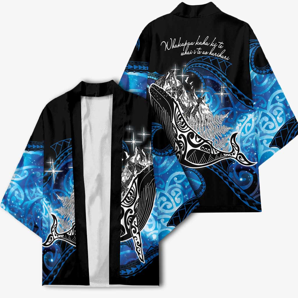 Maori Matariki Te Araroa Paikea Starry Kimono Tangaroa Whakatauki LT7 - Polynesian Pride