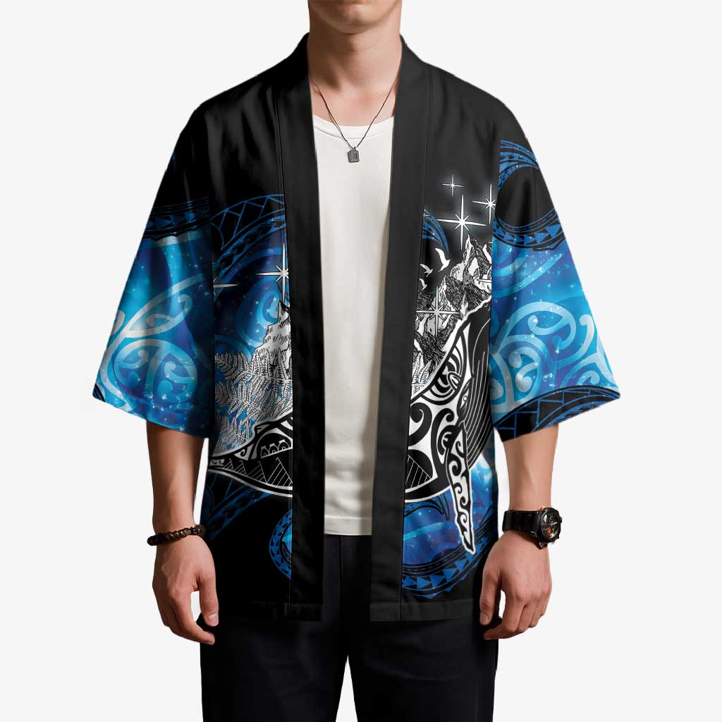 Maori Matariki Te Araroa Paikea Starry Kimono Tangaroa Whakatauki LT7 - Polynesian Pride