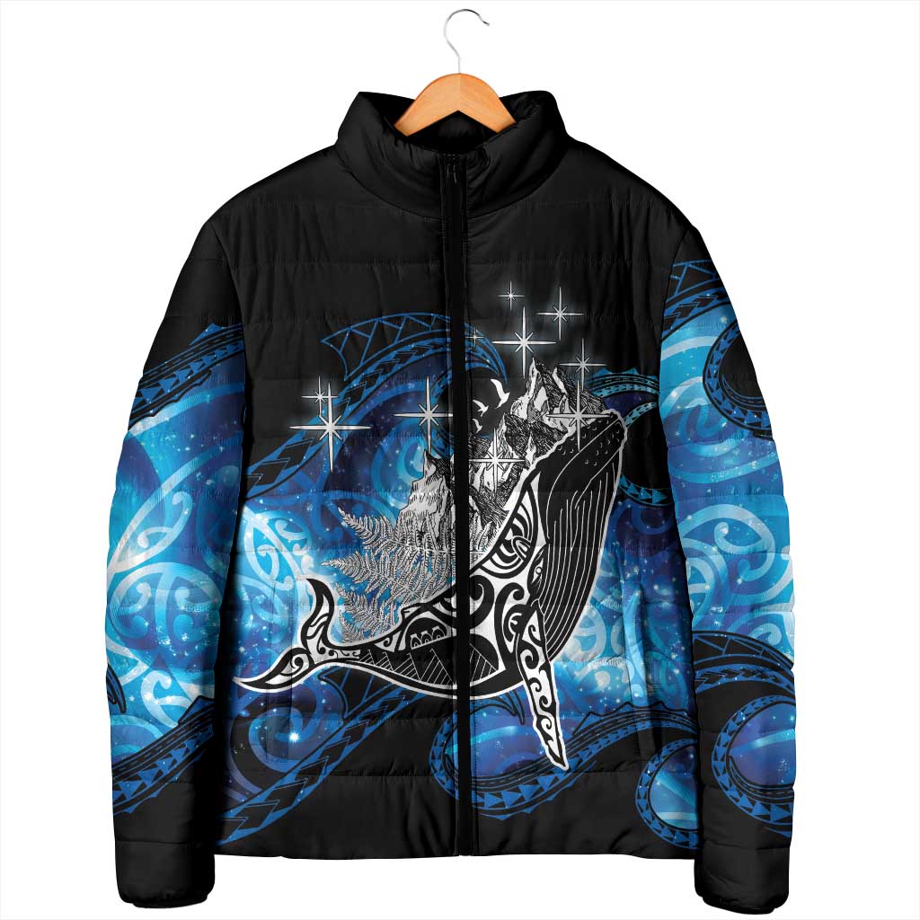 Maori Matariki Te Araroa Paikea Starry Padded Jacket Tangaroa Whakatauki LT7 - Polynesian Pride