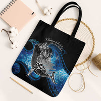 Maori Matariki Te Araroa Paikea Starry Tote Bag Tangaroa Whakatauki LT7 Black Strap One Size Black - Polynesian Pride