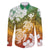 Kanaka Maoli Hawaii Flag Day Family Matching Tank Maxi Dress and Hawaiian Shirt Vibrant Frangipani