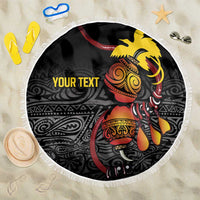 Personalized Papua New Guinea Milne Bay Beach Blanket Bagi Necklace Mix Lime Pot Grunge