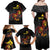 Personalized Papua New Guinea Milne Bay Family Matching Off Shoulder Maxi Dress and Hawaiian Shirt Bagi Necklace Mix Lime Pot Grunge
