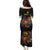 Personalized Papua New Guinea Milne Bay Family Matching Puletasi and Hawaiian Shirt Bagi Necklace Mix Lime Pot Grunge