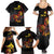 Personalized Papua New Guinea Milne Bay Family Matching Summer Maxi Dress and Hawaiian Shirt Bagi Necklace Mix Lime Pot Grunge