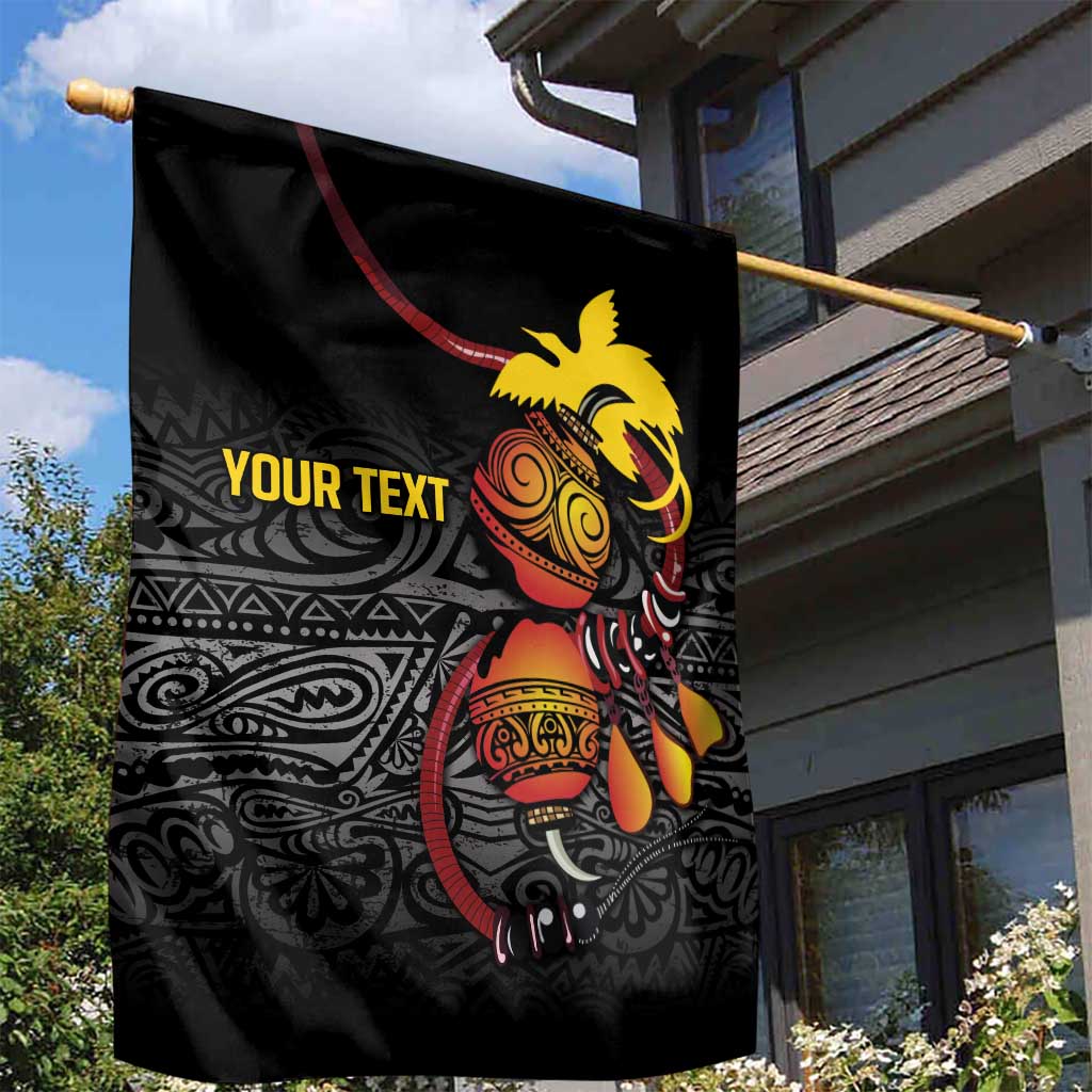 Personalized Papua New Guinea Milne Bay Garden Flag Bagi Necklace Mix Lime Pot Grunge