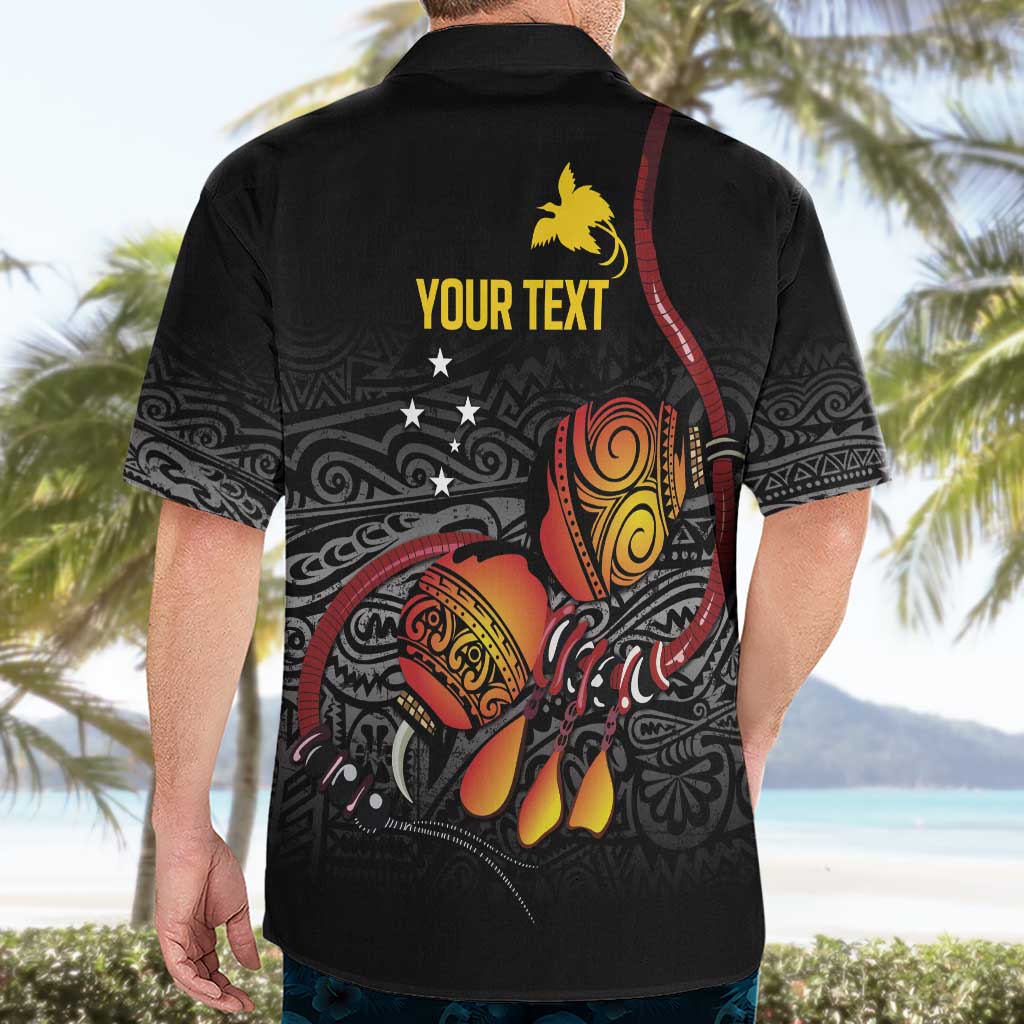 Personalized Papua New Guinea Milne Bay Hawaiian Shirt Bagi Necklace Mix Lime Pot Grunge