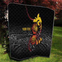 Personalized Papua New Guinea Milne Bay Quilt Bagi Necklace Mix Lime Pot Grunge