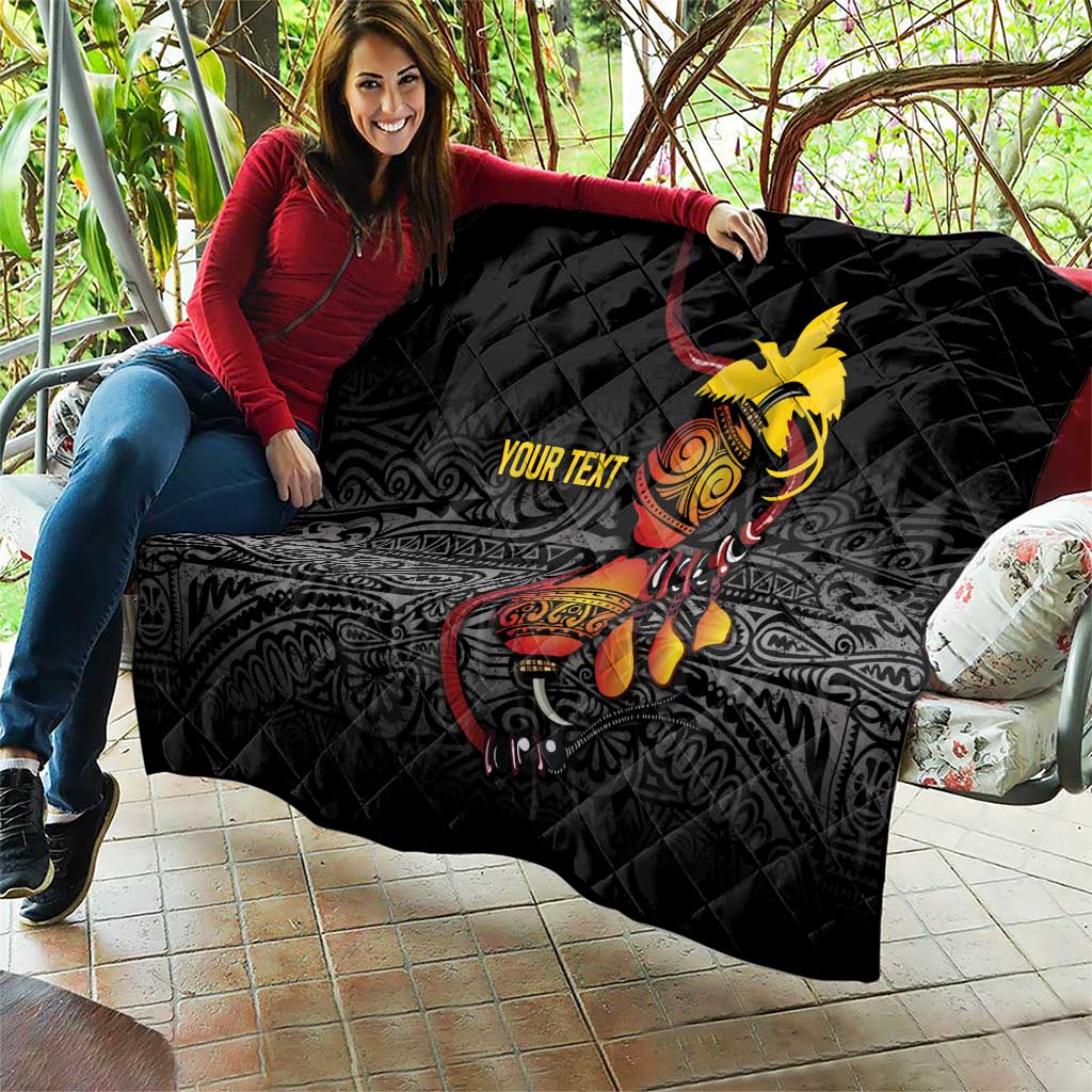 Personalized Papua New Guinea Milne Bay Quilt Bagi Necklace Mix Lime Pot Grunge