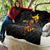 Personalized Papua New Guinea Milne Bay Quilt Bagi Necklace Mix Lime Pot Grunge