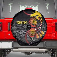 Personalized Papua New Guinea Milne Bay Spare Tire Cover Bagi Necklace Mix Lime Pot Grunge LT7 - Polynesian Pride