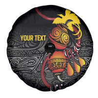 Personalized Papua New Guinea Milne Bay Spare Tire Cover Bagi Necklace Mix Lime Pot Grunge LT7 - Polynesian Pride