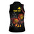 Personalized Papua New Guinea Milne Bay Women Sleeveless Polo Shirt Bagi Necklace Mix Lime Pot Grunge