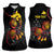 Personalized Papua New Guinea Milne Bay Women Sleeveless Polo Shirt Bagi Necklace Mix Lime Pot Grunge