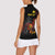 Personalized Papua New Guinea Milne Bay Women Sleeveless Polo Shirt Bagi Necklace Mix Lime Pot Grunge