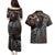 Aotearoa Maori - Australia Indigenous Couples Matching Puletasi and Hawaiian Shirt Koiri Whakairo Mix Aboriginal Art - Polynesian Pride