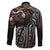 Aotearoa Maori - Australia Indigenous Family Matching Off Shoulder Short Dress and Hawaiian Shirt Koiri Whakairo Mix Aboriginal Art - Polynesian Pride