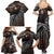 Aotearoa Maori - Australia Indigenous Family Matching Summer Maxi Dress and Hawaiian Shirt Koiri Whakairo Mix Aboriginal Art - Polynesian Pride