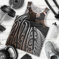 Aotearoa Maori - Australia Indigenous Men Tank Top Koiri Whakairo Mix Aboriginal Art - Polynesian Pride