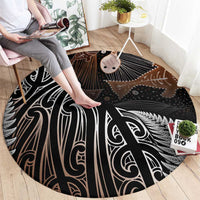 Aotearoa Maori - Australia Indigenous Round Carpet Koiri Whakairo Mix Aboriginal Art LT7 - Polynesian Pride