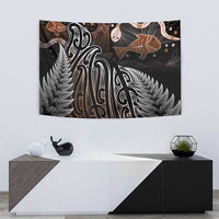 Aotearoa Maori - Australia Indigenous Tapestry Koiri Whakairo Mix Aboriginal Art LT7 - Polynesian Pride
