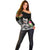 Personalised Polynesian Off Shoulder Sweater With Yorkshire Terrier Floral Style LT7 - Polynesian Pride