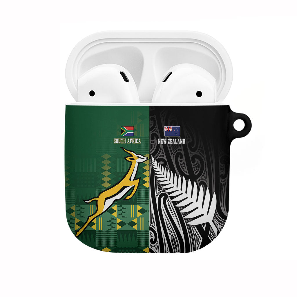Rugby South Africa New Zealand Greatest Rivals AirPods Case Tribal Motifs LT7 Multicolor - Polynesian Pride