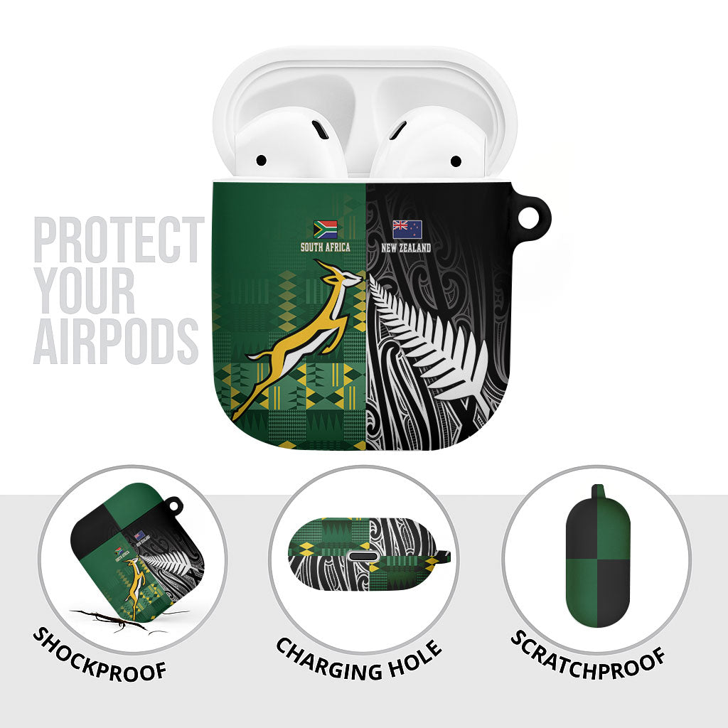 Rugby South Africa New Zealand Greatest Rivals AirPods Case Tribal Motifs LT7 - Polynesian Pride