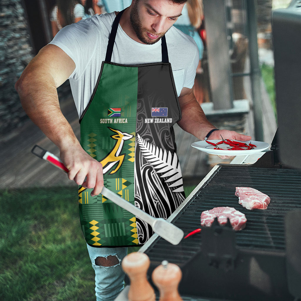 Rugby South Africa New Zealand Greatest Rivals Apron Tribal Motifs LT7 - Polynesian Pride