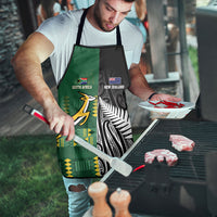 Rugby South Africa New Zealand Greatest Rivals Apron Tribal Motifs LT7 - Polynesian Pride