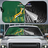 Rugby South Africa New Zealand Greatest Rivals Auto Sun Shade Tribal Motifs LT7 Multicolor - Polynesian Pride