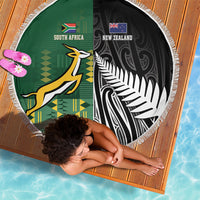 Rugby South Africa New Zealand Greatest Rivals Beach Blanket Tribal Motifs LT7 - Polynesian Pride