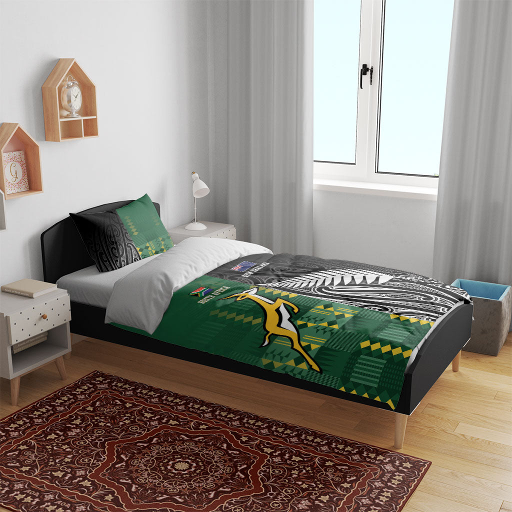 Rugby South Africa New Zealand Greatest Rivals Bedding Set Tribal Motifs LT7 - Polynesian Pride