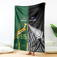 Rugby South Africa New Zealand Greatest Rivals Blanket Tribal Motifs LT7 - Polynesian Pride